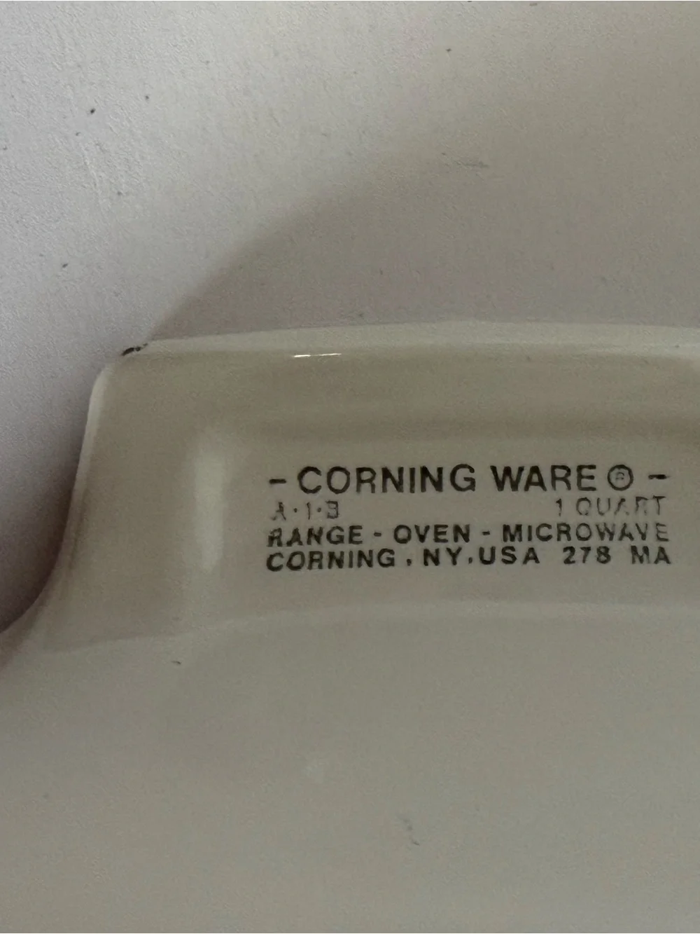 Vintage Corning Ware Spice of Life A-1-B 1Quart Square Casserole
